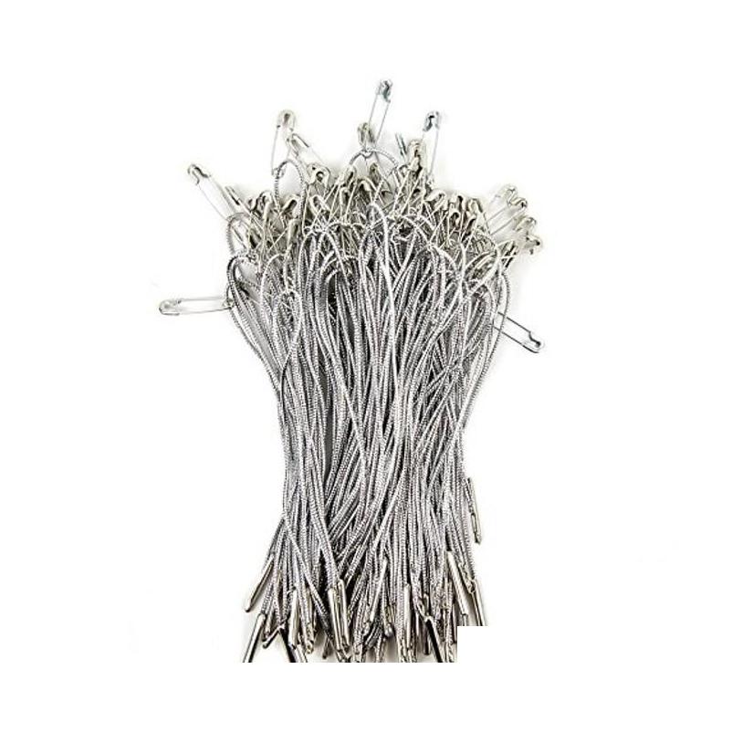 Elegant Hang Tag Fasteners - Pack Of 1000 - 4" Silver Strings Silver Safety Pin And Barb For Easy Attachment U217T Dlisx
Elegant Hang Tag Fasteners - Pack Of 1000 - 4" Silver Strings Silver Safety Pin And Barb For Easy Attachment U217T Dlisx