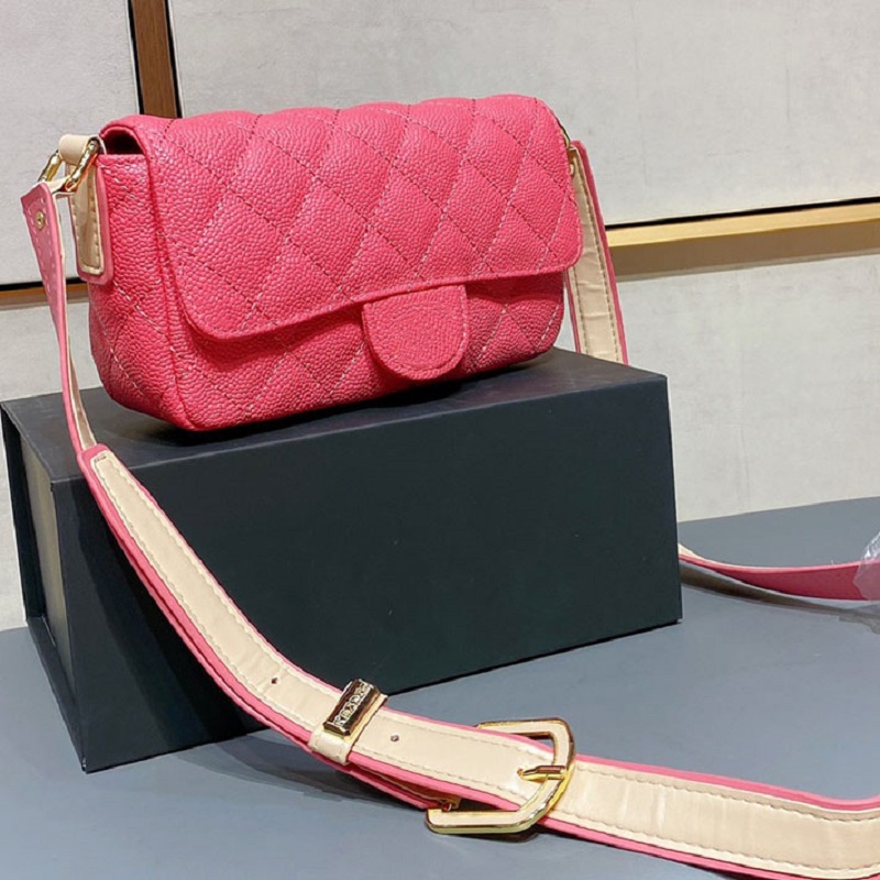 High-quality Caviar Leather 2021 Womens Flap Bag Shoulder Bag Luxurys Designers Bags Handbag Free Shipping, Pink
High-quality Caviar Leather 2021 Womens Flap Bag Shoulder Bag Luxurys Designers Bags Handbag Free Shipping, Pink
