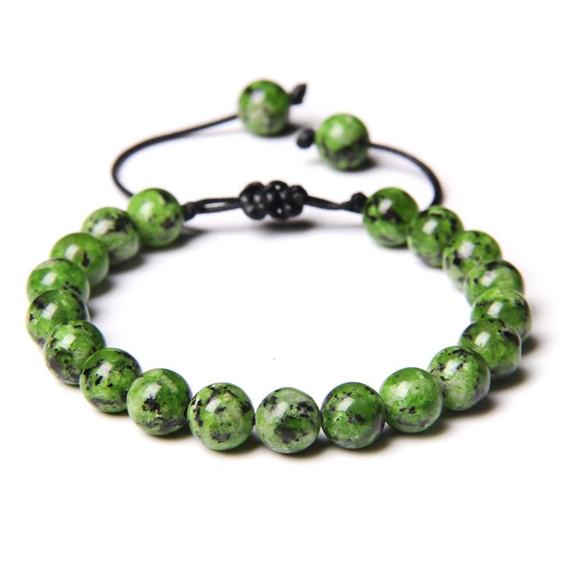 Natural Stone Woven Bracelet Adjustable Bracelet Rope Chain Spotted Stone Beads Bracelets For Men Women Pray Healing Jewelry
Natural Stone Woven Bracelet Adjustable Bracelet Rope Chain Spotted Stone Beads Bracelets For Men Women Pray Healing Jewelry