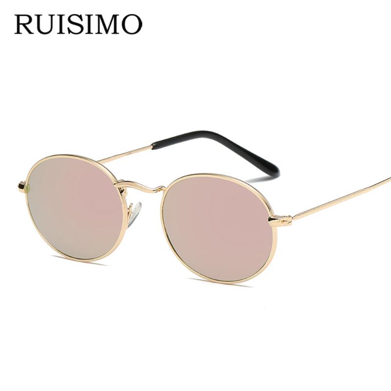 RUISIMO Pink Round Sunglasses Women men female brand Metal Frames Mirror Lenses Sun Glasses For women retro Male de sol
RUISIMO Pink Round Sunglasses Women men female brand Metal Frames Mirror Lenses Sun Glasses For women retro Male de sol