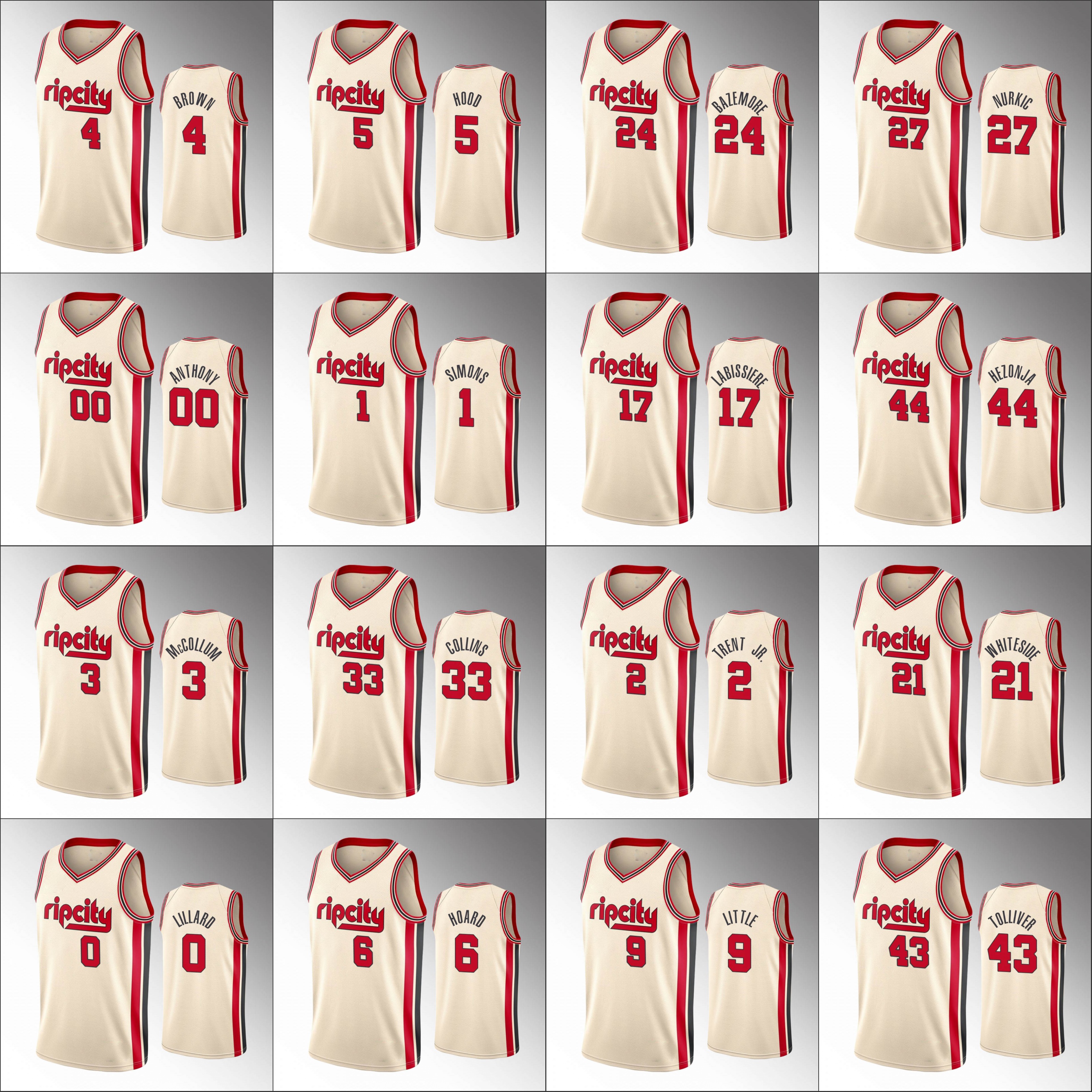 Portland Trail Blazers Men Gary Trent Jr. Carmelo Anthony Damian Lillard C.J. McCollum Rodney Hood NBA 2020 Custom Jersey, Black
Portland Trail Blazers Men Gary Trent Jr. Carmelo Anthony Damian Lillard C.J. McCollum Rodney Hood NBA 2020 Custom Jersey, Black