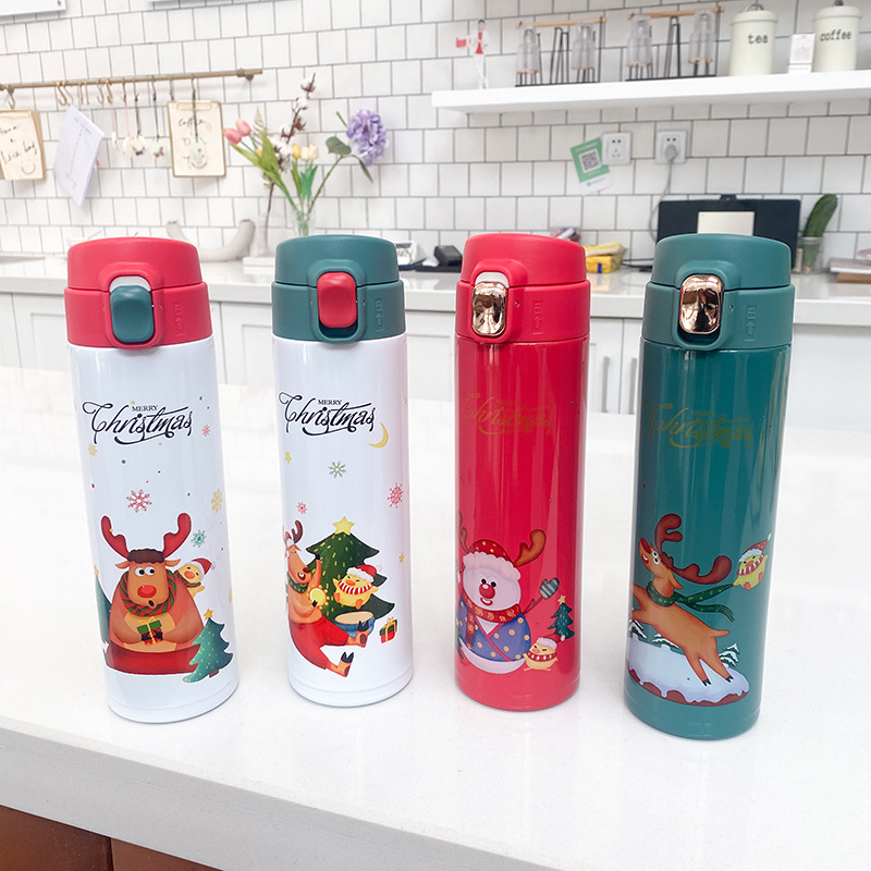 450ml Christmas Water Bottle Cute Cartoon Santa Claus Elk Insulate Vacuum Thermos Stainless Steel Lovely Travel Mugs Water Flask VT1773
450ml Christmas Water Bottle Cute Cartoon Santa Claus Elk Insulate Vacuum Thermos Stainless Steel Lovely Travel Mugs Water Flask VT1773