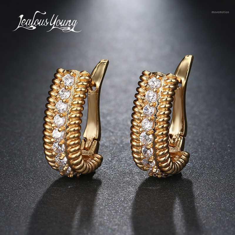 Exquistie Gold Earrings 2020 New Arrival Luxury Zircon Small Hoop Earrings For Women Bridal Oorbellen AE5101
Exquistie Gold Earrings 2020 New Arrival Luxury Zircon Small Hoop Earrings For Women Bridal Oorbellen AE5101
