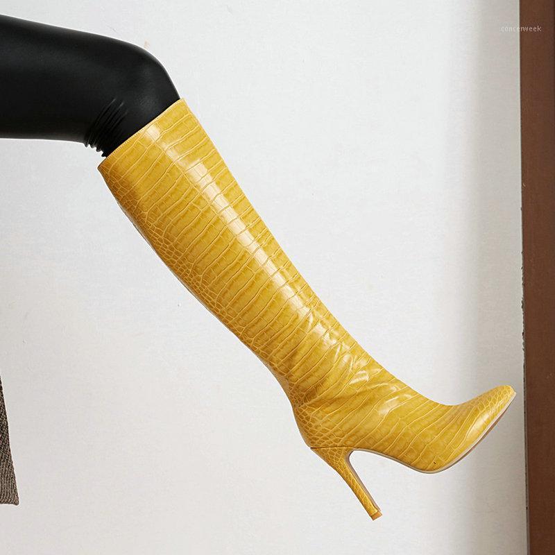 2021 New Autumn Winter Knee High Boots Women Stone Print Thin High Heel Boots Fashion Zipper Pointed Toe Lady Shoes Size 33-451, Black
2021 New Autumn Winter Knee High Boots Women Stone Print Thin High Heel Boots Fashion Zipper Pointed Toe Lady Shoes Size 33-451, Black