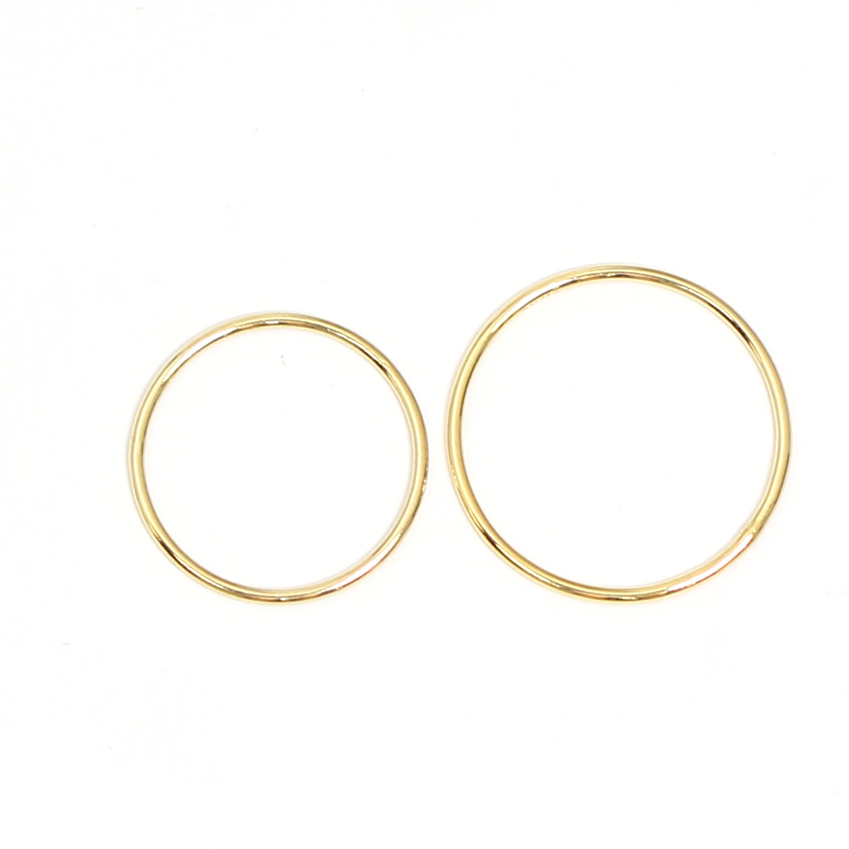 Beadsnice 14k gold filled closed large jump ring round diy metal jewelry findings