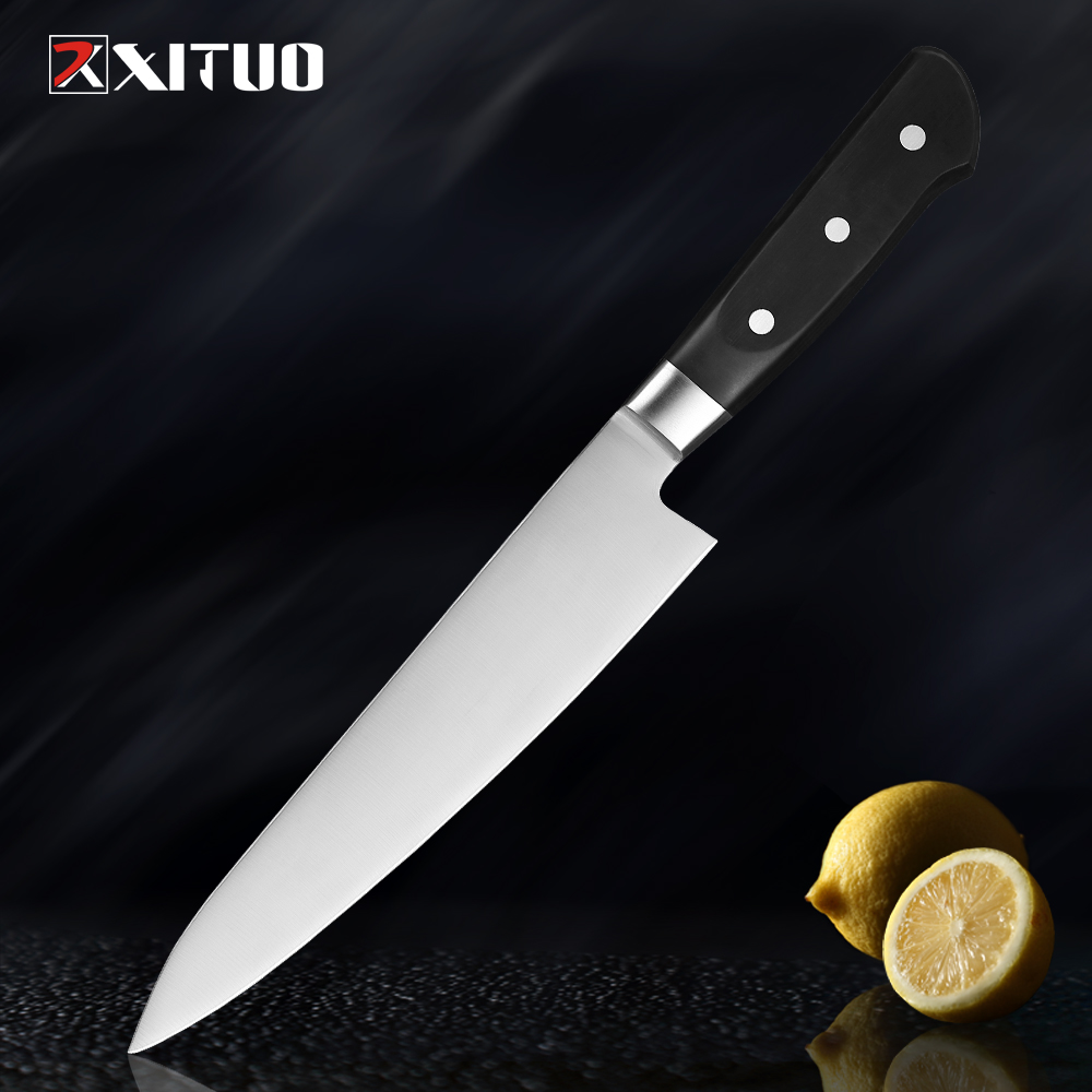 XITUO Chef Knives 8.5"inch Japanese Stainless Steel Sharp Kitchen Knife Utility Knife Santoku Filleting Cleaver Slicing Tools
XITUO Chef Knives 8.5"inch Japanese Stainless Steel Sharp Kitchen Knife Utility Knife Santoku Filleting Cleaver Slicing Tools