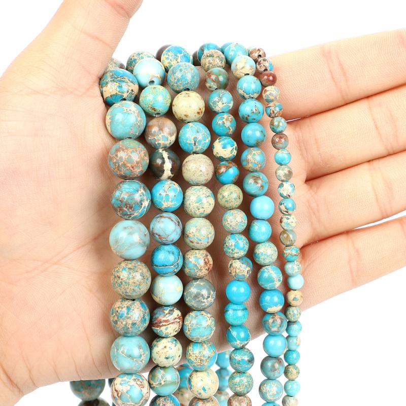 Other Natural Stone Beads Blue Emperor Loose For Jewelry Making Needlework DIY Bracelet Strand 4-12 MM
Other Natural Stone Beads Blue Emperor Loose For Jewelry Making Needlework DIY Bracelet Strand 4-12 MM