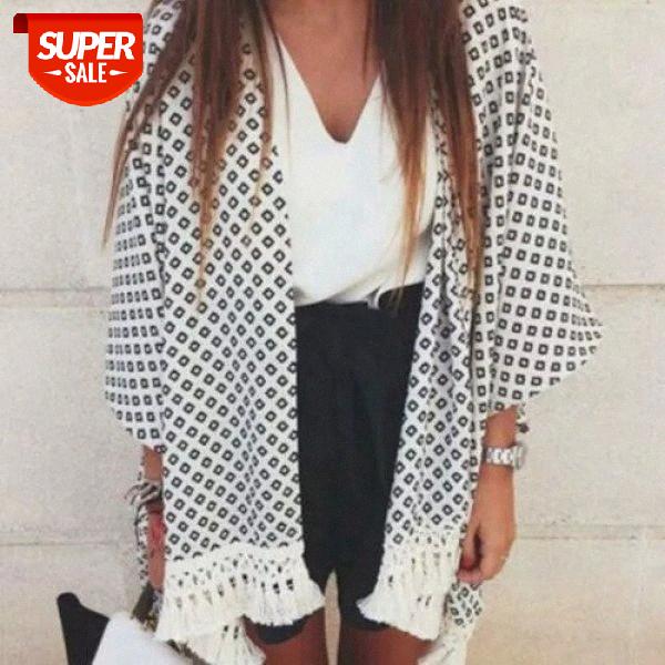 Hot Sale Summer Style Blusas 2019 Women Tassel Kimono Vintage Plaid Printed Cardigan Casual Loose Batwing Sleeve Tops Blouses #SD1o, Black;brown
Hot Sale Summer Style Blusas 2019 Women Tassel Kimono Vintage Plaid Printed Cardigan Casual Loose Batwing Sleeve Tops Blouses #SD1o, Black;brown