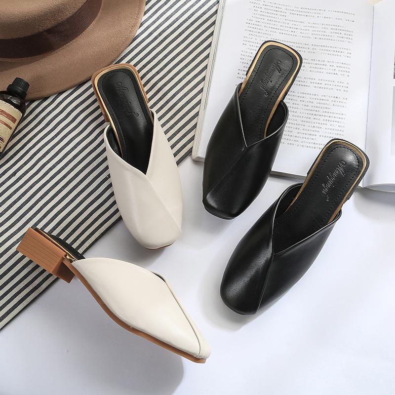 Fashion Summer Slippers Shoes Women 2020 Casual high heel closed toe Mules Chunky heel wild Flip Flops Slides Sandals1, Black
Fashion Summer Slippers Shoes Women 2020 Casual high heel closed toe Mules Chunky heel wild Flip Flops Slides Sandals1, Black