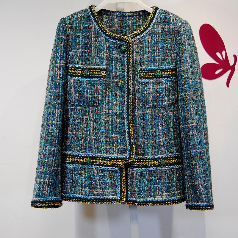 Designer Custom Spring Autumn Women Tweed Coat Jacket Slim Graceful handmade Tailor Tops Skirt Good Quality, Deep green skirt
Designer Custom Spring Autumn Women Tweed Coat Jacket Slim Graceful handmade Tailor Tops Skirt Good Quality, Deep green skirt
