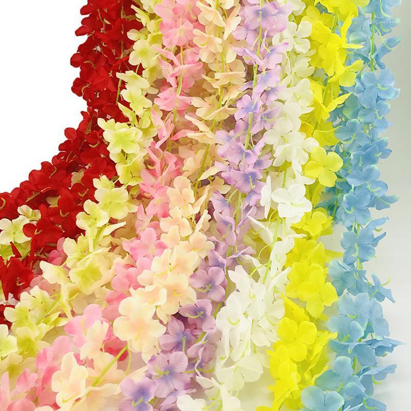 3Pcs/Lot 2M Artificial flowers string silk wreath wedding decoration party home wall DIY decorative crafts handmade fake flower1, Pink 
3Pcs/Lot 2M Artificial flowers string silk wreath wedding decoration party home wall DIY decorative crafts handmade fake flower1, Pink