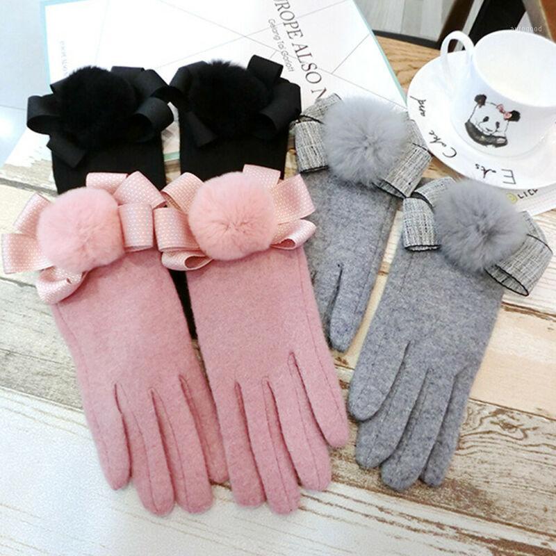 Five Fingers Gloves Creative 3 Colors Women Cute Pom Warm Thermal Winter Mittens Full Finger Ladies Warm1
Five Fingers Gloves Creative 3 Colors Women Cute Pom Warm Thermal Winter Mittens Full Finger Ladies Warm1