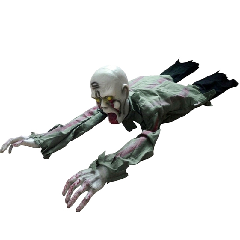 Halloween Crawling Zombie Prop Horror Animato Horrod House Party Decor Pavimenti