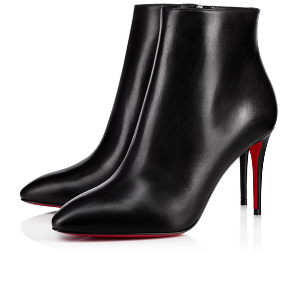 Casual-chic Design Karistrap Chunky Ankle Boots Heels Women's Red Bottom Winter Luxury Designer Party Sole With Box, Black
Casual-chic Design Karistrap Chunky Ankle Boots Heels Women's Red Bottom Winter Luxury Designer Party Sole With Box, Black
