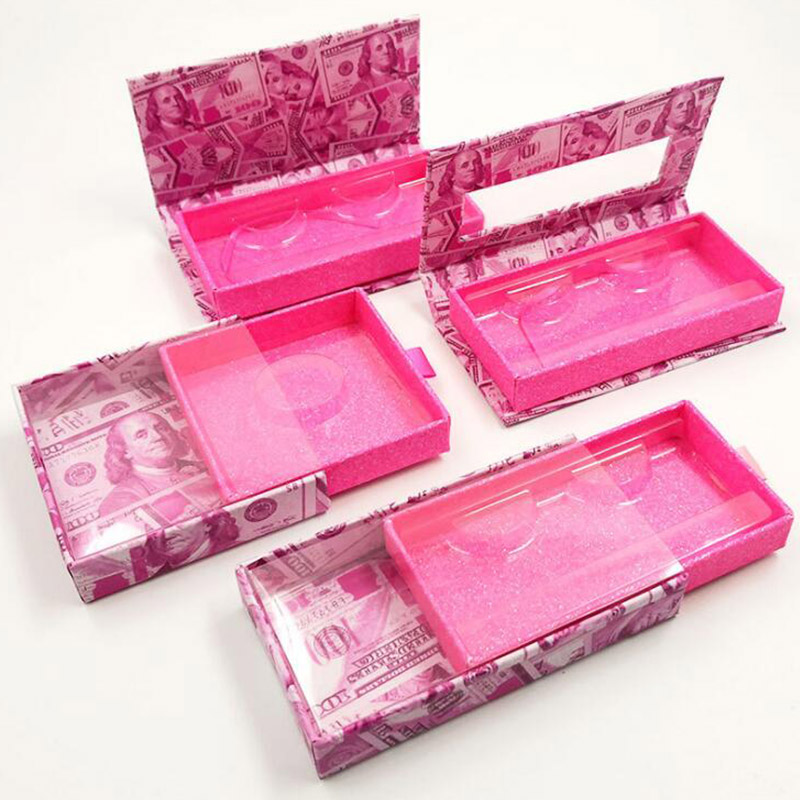 Mink Eyelashes Box US Dollars Eyelash Packaging Empty Lash Case Eyelash Box without Eyelashes Money Packing Lash Boxes
Mink Eyelashes Box US Dollars Eyelash Packaging Empty Lash Case Eyelash Box without Eyelashes Money Packing Lash Boxes