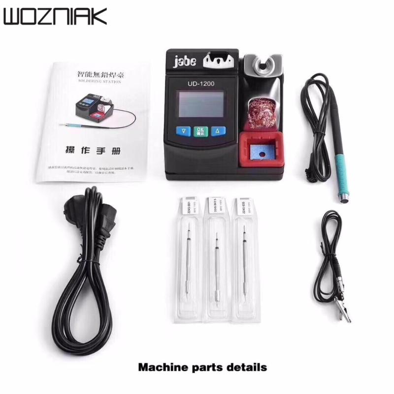 English UD-1200 Precision Smart Lead-free Soldering Station 2.5S Rapid Heating With Dual Channel Power Heating System
English UD-1200 Precision Smart Lead-free Soldering Station 2.5S Rapid Heating With Dual Channel Power Heating System