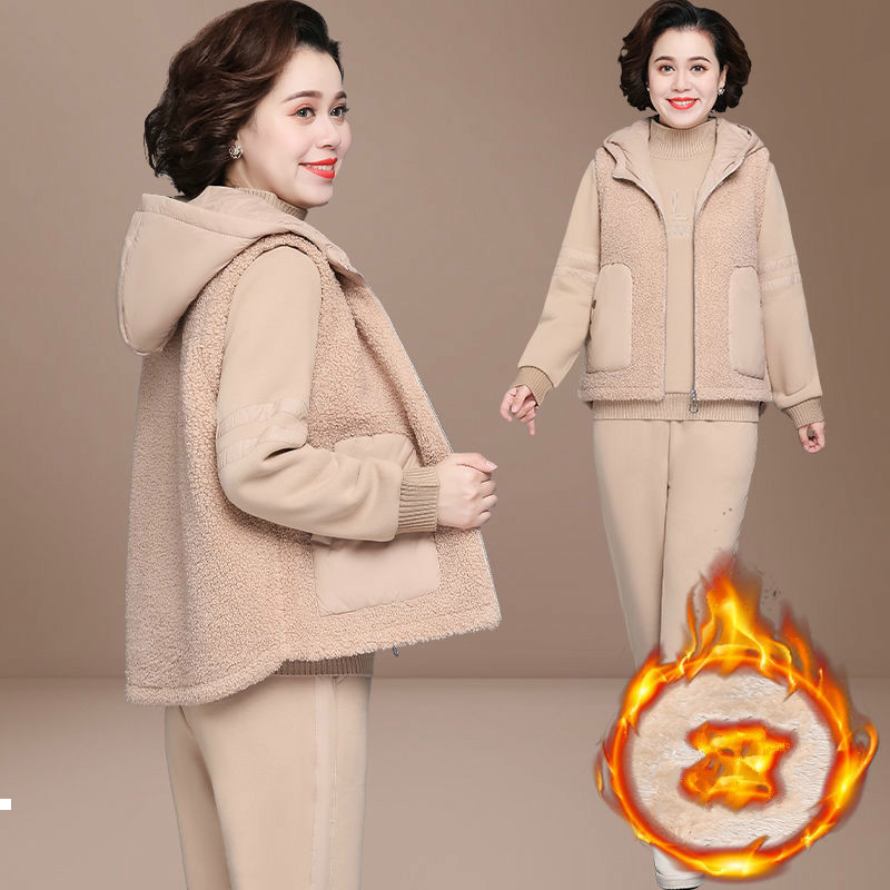 middle 2021 New age in addition to velvet woman's tender thickening autumn winter fashion leisure sports three garments 4xl y491 suit R4JT, Kaqi
middle 2021 New age in addition to velvet woman's tender thickening autumn winter fashion leisure sports three garments 4xl y491 suit R4JT, Kaqi