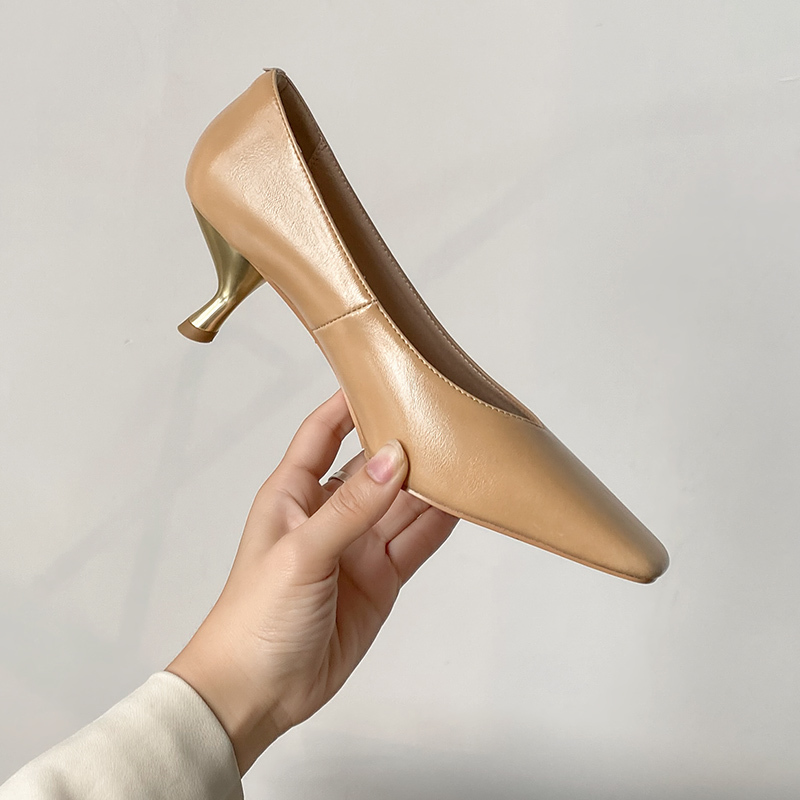2020 Spring Women's and New Autumn All-female Pumps Shllow White High Heels Sexy Square Toe Naked Only Female Shoes Fpxv, Apricot
2020 Spring Women's and New Autumn All-female Pumps Shllow White High Heels Sexy Square Toe Naked Only Female Shoes Fpxv, Apricot