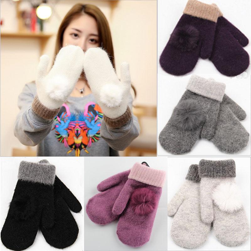 Winter Warm New Fashion Womens Warm Winter Snow Thicken Wool Knitted Gloves Mittens Soft Ladies Girls Double Thickening Glove
Winter Warm New Fashion Womens Warm Winter Snow Thicken Wool Knitted Gloves Mittens Soft Ladies Girls Double Thickening Glove