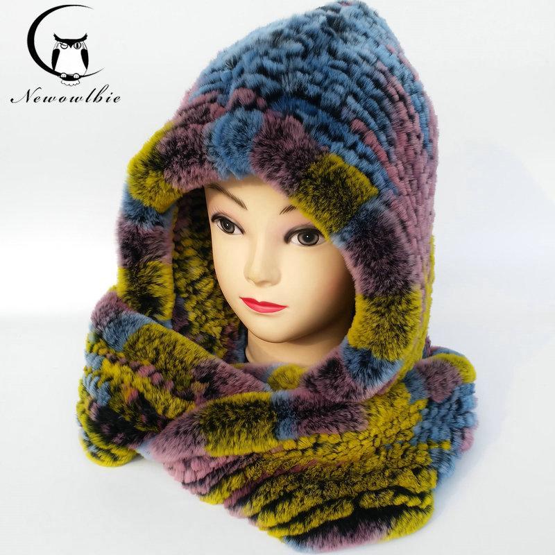 Wholesale- Hat Women 2017 Real Knitted Fur Hat Hooded Scarf Long Winter Warm Fur Hat With Neck Collar Scarves1, No7
Wholesale- Hat Women 2017 Real Knitted Fur Hat Hooded Scarf Long Winter Warm Fur Hat With Neck Collar Scarves1, No7