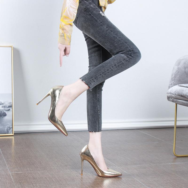 Sharp Woman Sexy Fine With Silver Single Shoe 2019 Shallow Mouth High-heeled Shoes Daily Single Shoe Full Dress1, Golden
Sharp Woman Sexy Fine With Silver Single Shoe 2019 Shallow Mouth High-heeled Shoes Daily Single Shoe Full Dress1, Golden