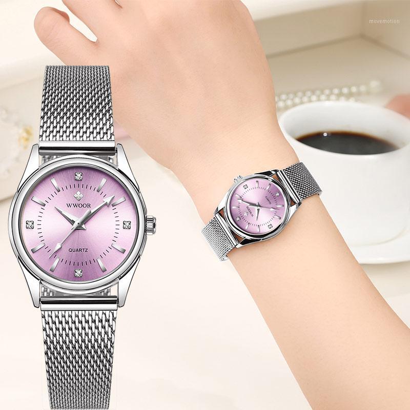 WWOOR Casual Watch Women 2020 Top Pink Diamond Ladies Wrist Watches Fashion Bracelet Women Watches Montre Femme1, Gold
WWOOR Casual Watch Women 2020 Top Pink Diamond Ladies Wrist Watches Fashion Bracelet Women Watches Montre Femme1, Gold