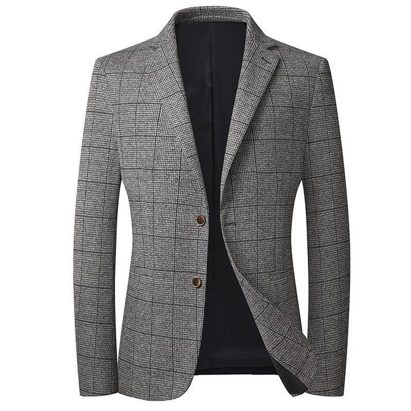 New Arrival Fashion Knitted Elastic Men Casual Suit Autumn Plaid Youth Slim Single Breasted Blazers Men Suits Plus Size -3XL4XL
New Arrival Fashion Knitted Elastic Men Casual Suit Autumn Plaid Youth Slim Single Breasted Blazers Men Suits Plus Size -3XL4XL