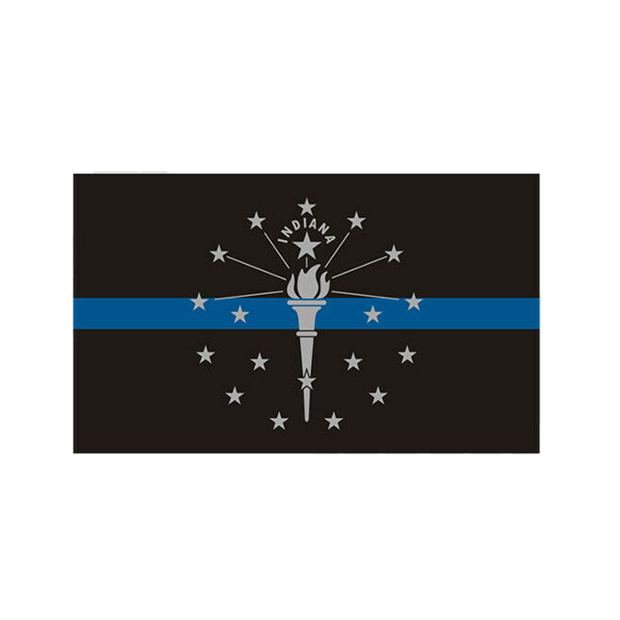 Indiana Thin Blue Line Flag 3x5 FT Police Banner 90x150cm Festival Gift 100D Polyester Indoor Outdoor Printed Flags and Banners
Indiana Thin Blue Line Flag 3x5 FT Police Banner 90x150cm Festival Gift 100D Polyester Indoor Outdoor Printed Flags and Banners