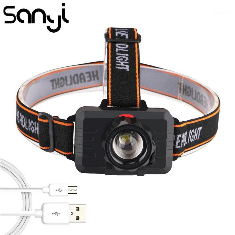 SANYI T6 USB Rechargeable Built-in Battery Head Lamp ZOOM Headlight Super Bright Headlamp Torch Camping LED Forehead1
SANYI T6 USB Rechargeable Built-in Battery Head Lamp ZOOM Headlight Super Bright Headlamp Torch Camping LED Forehead1