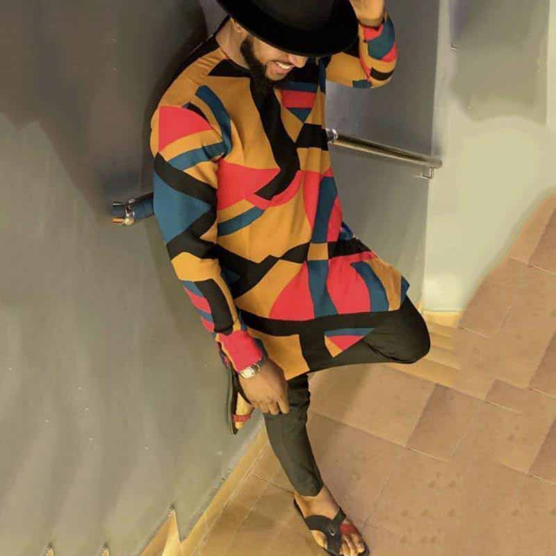 African Dashiki Print Shirt Men Casual Long Sleeve O Neck Long Tops Retro Shirts Fashion Loose Men African Clothes 2020, White;black
African Dashiki Print Shirt Men Casual Long Sleeve O Neck Long Tops Retro Shirts Fashion Loose Men African Clothes 2020, White;black