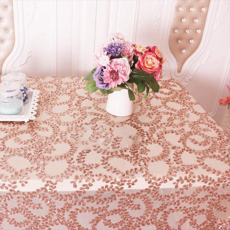 50x50 inch Square Rose Gold Flower Sequin Tablecloth Sparkly Sequin Table Linens Glitter Wedding Christmas Party1, As pic
50x50 inch Square Rose Gold Flower Sequin Tablecloth Sparkly Sequin Table Linens Glitter Wedding Christmas Party1, As pic