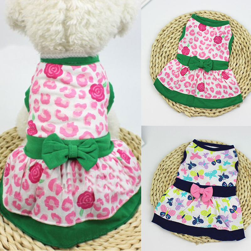 Cute Butterfly Floral Printed Dog Dress Big Swing Skirt Soft Sleeveless Pullover Winter Warm Pet Dog Clothes Puppy Dog Costume
Cute Butterfly Floral Printed Dog Dress Big Swing Skirt Soft Sleeveless Pullover Winter Warm Pet Dog Clothes Puppy Dog Costume