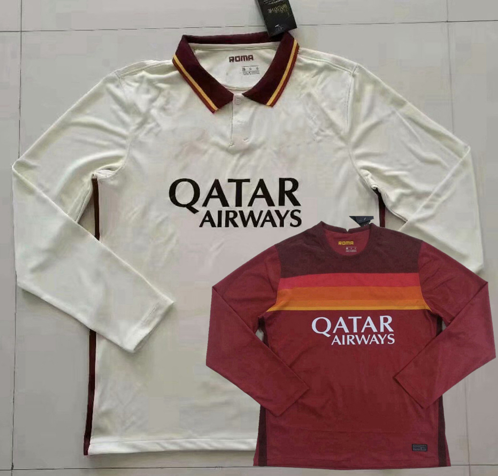 2020 2021 long sleeve Soccer Jerseys TOTTI DZEKO Roma PELLEGRINI ZANIOLO MANOLAS 20 21 home away football full shirt, Black;yellow
2020 2021 long sleeve Soccer Jerseys TOTTI DZEKO Roma PELLEGRINI ZANIOLO MANOLAS 20 21 home away football full shirt, Black;yellow