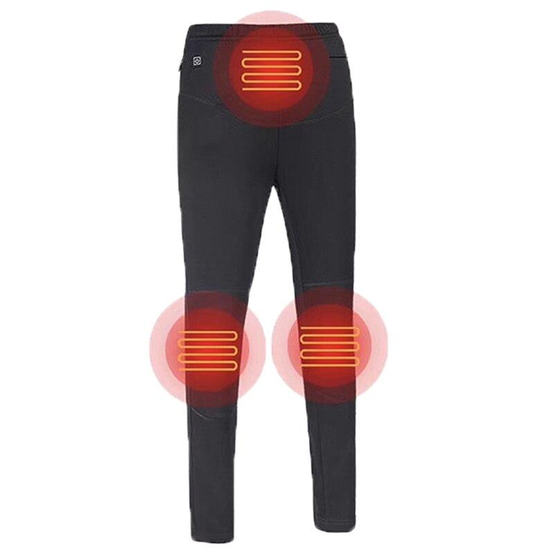 Women USB Heated Warm Pants Winter Heating Elastic Trousers Cold-Proof Heating Clothes Winter Washable Warm Tight Trousers, Black
Women USB Heated Warm Pants Winter Heating Elastic Trousers Cold-Proof Heating Clothes Winter Washable Warm Tight Trousers, Black