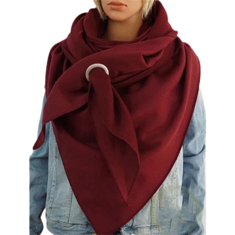 Winter Warm Large Triangle Scarf with Hole Ring Solid Color Blanket Shawl Wrap X7YA
Winter Warm Large Triangle Scarf with Hole Ring Solid Color Blanket Shawl Wrap X7YA