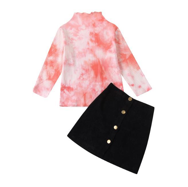 Kids Girls FashionSpring Clothes Outfit Set Long Sleeve Tie-dye KInitted t shirt Tops Button Skirt Set Baby Girls Clothing, Pink
Kids Girls FashionSpring Clothes Outfit Set Long Sleeve Tie-dye KInitted t shirt Tops Button Skirt Set Baby Girls Clothing, Pink