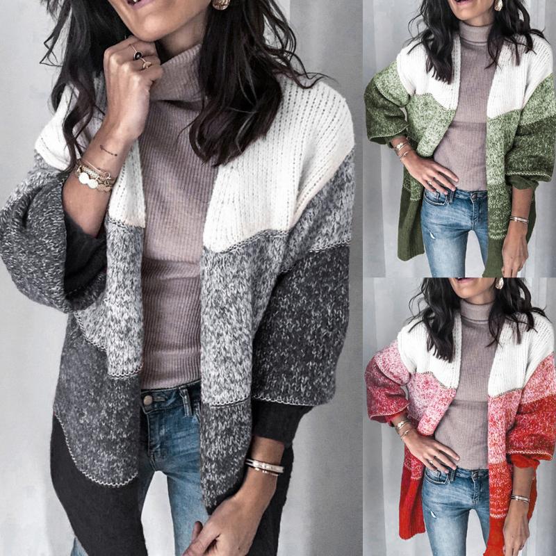 Sweater Womens Boho Patchwork Cardigan Long Sleeve Open Front Knit Sweaters Coat Pockets Suéter Chandail Suéter de las mujeres
Sweater Womens Boho Patchwork Cardigan Long Sleeve Open Front Knit Sweaters Coat Pockets Suéter Chandail Suéter de las mujeres