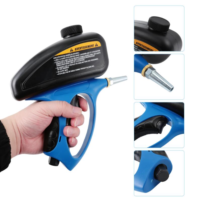 Portable Sandblasting Gun Handheld Pneumatic Adjustable Sand Blasting Machine With Replaceable Nozzle DIY Flow Blasting Device
Portable Sandblasting Gun Handheld Pneumatic Adjustable Sand Blasting Machine With Replaceable Nozzle DIY Flow Blasting Device