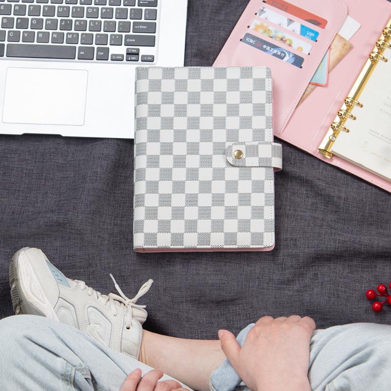 Notepads A5 Notebook Loose-leaf High-grade Leather Cover Checkered Book Custom LOGO
Notepads A5 Notebook Loose-leaf High-grade Leather Cover Checkered Book Custom LOGO