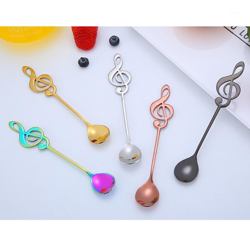 Stainless Steel Musical Note Spoon Coffee Ice Cream Spoon Tableware Mirror Polished Drinking Tools Kitchen Gadget1
Stainless Steel Musical Note Spoon Coffee Ice Cream Spoon Tableware Mirror Polished Drinking Tools Kitchen Gadget1