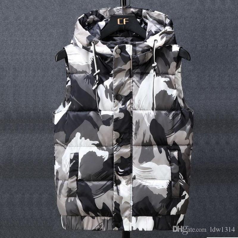 designer vest men's camouflage hooded cotton jacket winter jacket parka coat men and women classic casual down cotton jacket men&#, Black;white
designer vest men's camouflage hooded cotton jacket winter jacket parka coat men and women classic casual down cotton jacket men&#, Black;white