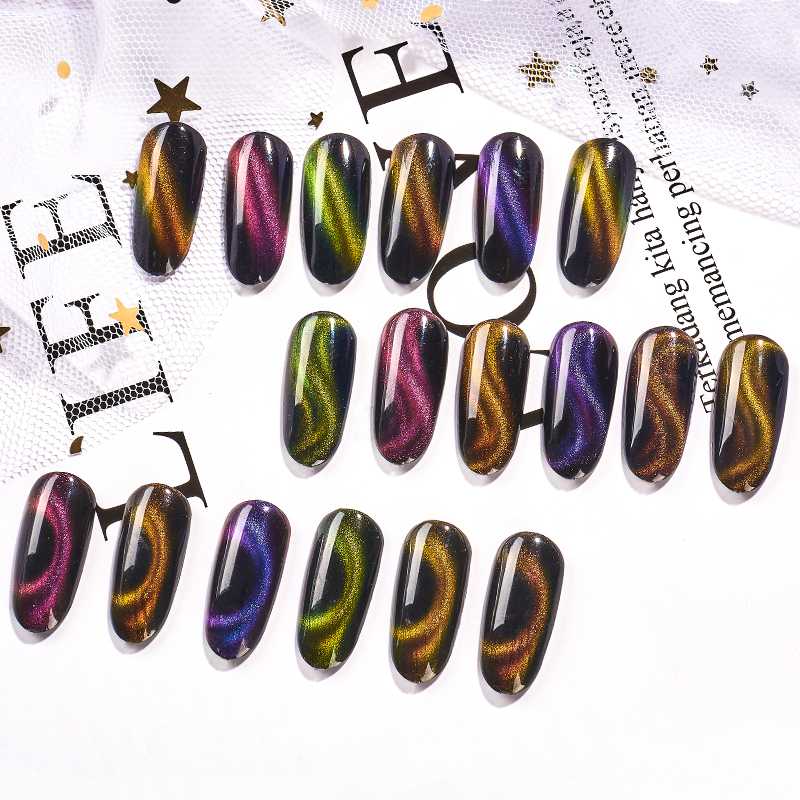 3D Cat Eye Magnet Glitter Powder Magic Nail Mirror Effect Manicure Tools Chameleon Magnet Glitter DIY Nails Art Decoration
3D Cat Eye Magnet Glitter Powder Magic Nail Mirror Effect Manicure Tools Chameleon Magnet Glitter DIY Nails Art Decoration
