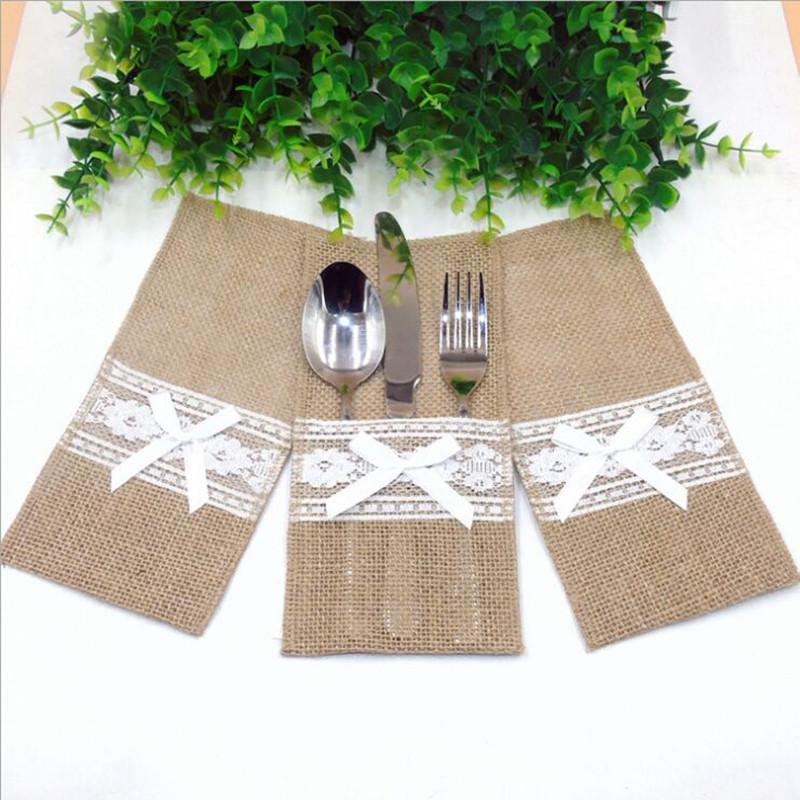 10Pcs Burlap Cutlery Holders Vintage Jute Cutlery Pocket Knife Fork Bag for Wedding Party Decoration Linen bag wedding
10Pcs Burlap Cutlery Holders Vintage Jute Cutlery Pocket Knife Fork Bag for Wedding Party Decoration Linen bag wedding