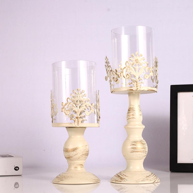 Europe Vintage Iron Art Glass Candle Holders Creative Simple Living Room Table Ornaments Candelabro Wedding Decoration Ec50lz
Europe Vintage Iron Art Glass Candle Holders Creative Simple Living Room Table Ornaments Candelabro Wedding Decoration Ec50lz