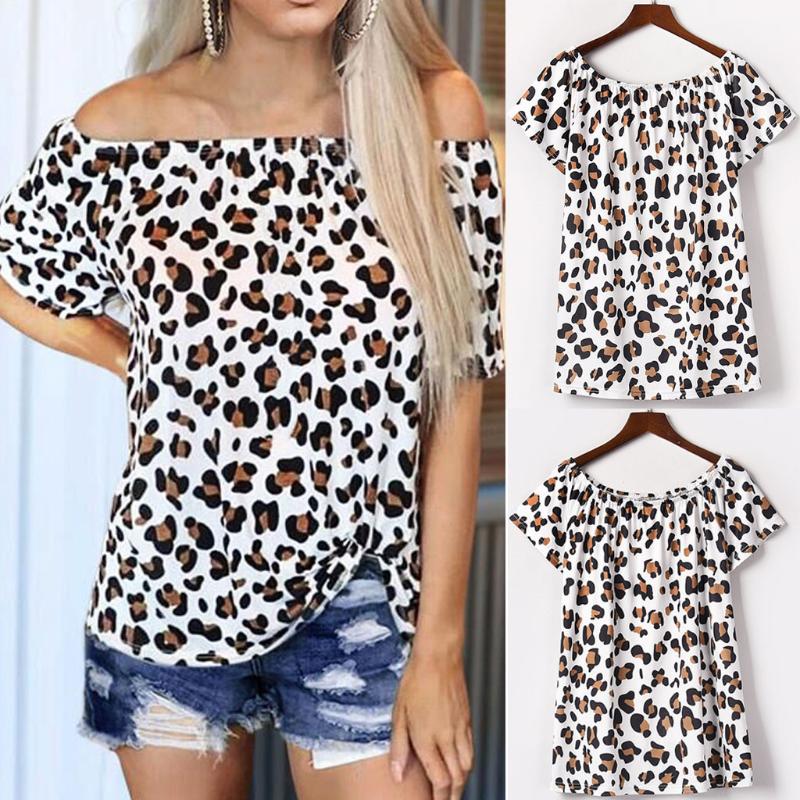 Leopard Off Shoulder Tops Women 2xl Plus Size Summer Fashion Ladies Office Shirts Casual Short Sleeve Tunic Shirts Ropa Mujer, Khaki
Leopard Off Shoulder Tops Women 2xl Plus Size Summer Fashion Ladies Office Shirts Casual Short Sleeve Tunic Shirts Ropa Mujer, Khaki