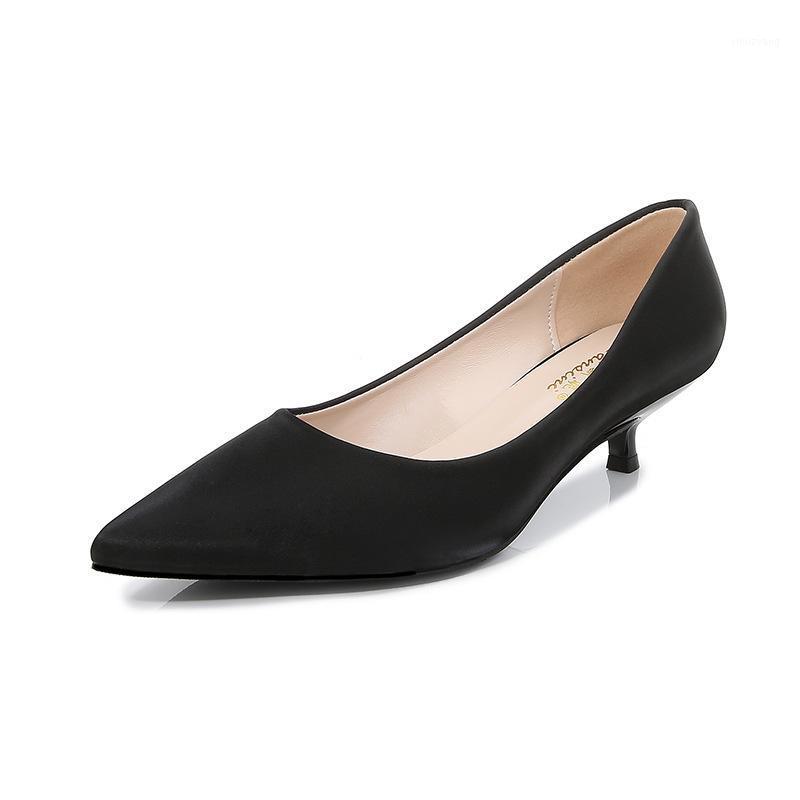 Designer Women Pumps Silk Slip On 3-5CM Thin High Heels Pointed Toe Shallow shoes for women shoes 2020 size 35-42 black1, Black
Designer Women Pumps Silk Slip On 3-5CM Thin High Heels Pointed Toe Shallow shoes for women shoes 2020 size 35-42 black1, Black