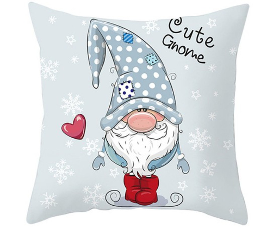 Cute Animal Pattern Cushion Cover Cartoon Christmas Style Pillow Cover for Home Sofa Car Decorative Throw Pillowcase