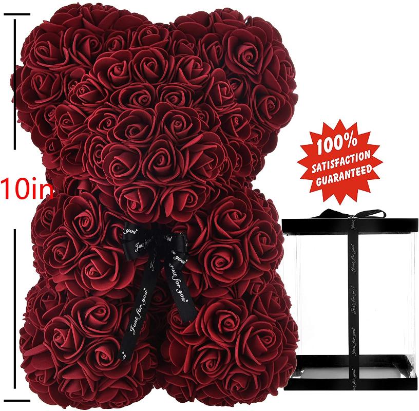Valentines Day Gift Red Rose Teddy Bear Rose Flower Artificial Decoration Christmas Gifts Women Valentines Gift 25cm, Box
Valentines Day Gift Red Rose Teddy Bear Rose Flower Artificial Decoration Christmas Gifts Women Valentines Gift 25cm, Box
