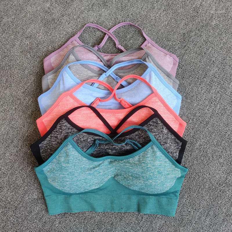 6 Colors Sports Workout GYM Clothing Top Sportswear Women Seamless Fitness Sport Bra Running Workout Yoga Bra Female1, Black
6 Colors Sports Workout GYM Clothing Top Sportswear Women Seamless Fitness Sport Bra Running Workout Yoga Bra Female1, Black