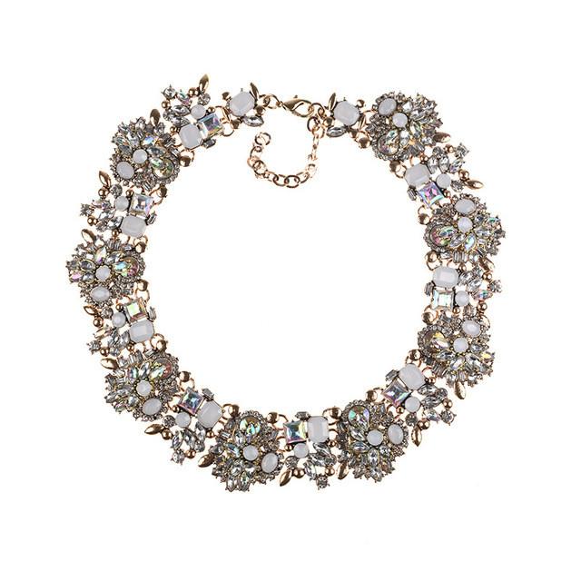 Boho Ethnic Big Bib Collar Choker Necklace Women Fashion Jewelry Luxury Crystal Rhinestone Acrylic Retro Statement Maxi Necklace
Boho Ethnic Big Bib Collar Choker Necklace Women Fashion Jewelry Luxury Crystal Rhinestone Acrylic Retro Statement Maxi Necklace